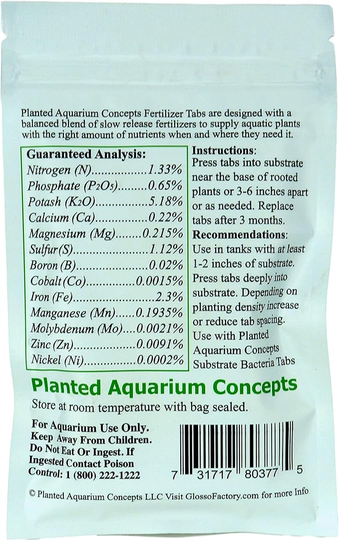 Aquarium Plant Root Fertilizer Tabs 40 Count