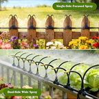 Drip Irrigation System for Garden, Automatic Watering System with Adjustable 360° Copper Spray Nozzles, DIY Drip Irrigation Kit for Yard, Lawn, Greenhouse, Raised Beds & Potted Plants (66FT)