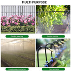 Thiswing 360° Adjustable Drip Irrigation System - 40 FT Garden Watering System with 13 Nozzles, Raised Bed Sprinkler System, Garden Mister for Yard, Lawn, Plants, 5/16" Tubing
