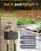Diivoo Brass WiFi Sprinkler Timer 2 Zone, Smart Water Timer for Garden Hose Remote Control,Compatible with Alexa and Google Home,12 Irrigation Plans,Rain Delay & Manual Watering for Garden,Lawn,Yard