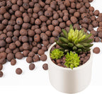 5 lbs LECA Clay Pebbles for Plants, 4-16mm Lightweight Clay Balls for Plants Drainage, Hydroponic Growing, Aquaponics, Orchid Potting Mix, Natural LECA Balls for Soil Root Development