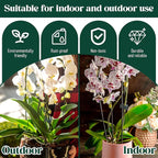 50 Pcs Plant Clips for Climbing Plants Orchid Clips for Plants Support Garden Flower Stem Vine Clip, Dark Green