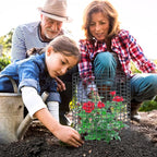 10 Pcs 11.8"x 11.8"/11.8"x 19.6" Available Chicken Wire Cloches for Plants, Plant Protector from Animal, Garden Covers Netting Iron Wire Mesh to Protect Plants Vegetables from Rabbit Squirrel Chicken