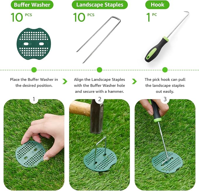 Artificial Turf Grass Outdoor: Grass Pad for Dogs Indoor Potty Training, Replacement Turf Rug for Patio Balcony Apartment Landscape Decoration, Easy to Clean with Drainage Holes(3.0x5.0ft)