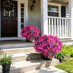 INSPRING Faux Bougainvillea Artificial Flowers for Outdoors, 4 Bundles Fake Bougainvillea Realistic Silk Flowers for Outside UV Resistant Outdoor Plants for Porch Patio Window Box Garden Home Decor