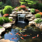 NFESOLAR Pond Kit, Includes Pond Waterfall Spillway and Solar Pond Filter Fountain, for Garden Outdoor Pond