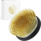 Wazakura Radial Blooming Flower Ikebana Kenzan, Made in Japan 2.5"(62mm), Unique Dome Shaped Brass Flower Arrangement Holder, Japanese Round Frog Pin for Fresh, Ceramic or Dried Flowers Creations