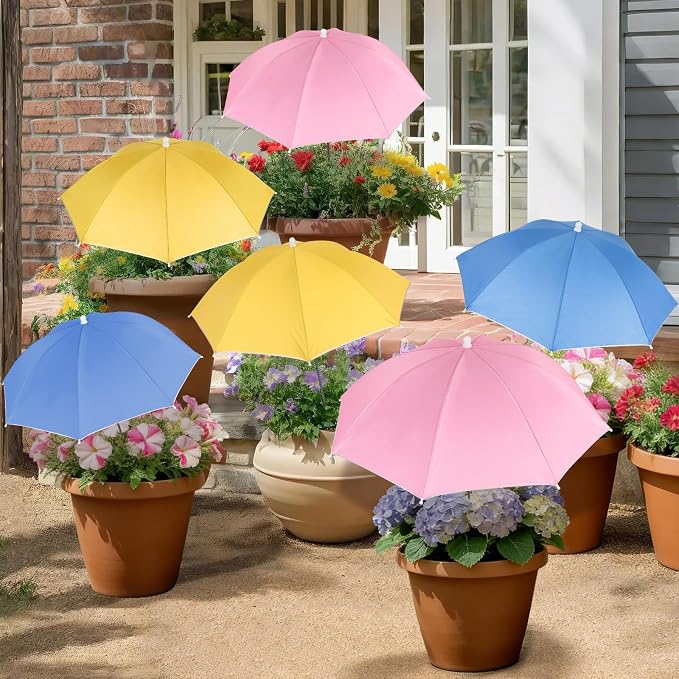 Tryly Plant Umbrellas for Outdoor Plants, Garden Umbrella Shade for Potted Plants and Garden Beds, Provide Shade to ‌Defend Plants From Blazing Sun