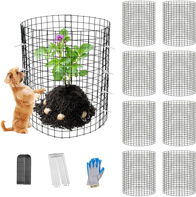 Metal Plant Covers 12pcs,30 Pcs Plant Protectors from Animals