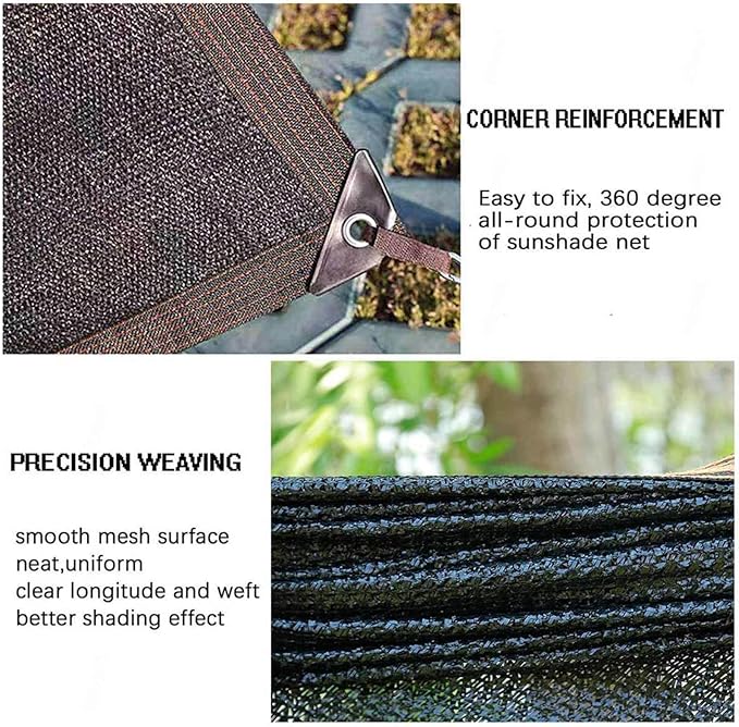 Right Angle Sail Shade Sun Shade Canopy Shading Net Breathable Mesh Shade Sail, Shade Netting Outdoor Mesh Shade Netting for Greenhouse Pergola Garden,black-3x3m