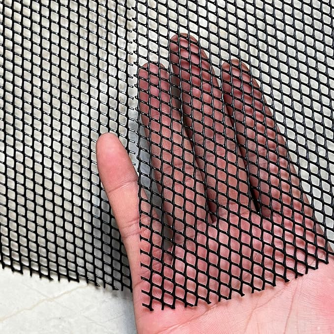Planter Guard Set ‑ 10 Pieces Cuttable Pot Cover, Includes 10 Stakes Round Grid for Indoor Gardening Moss Protection, Kitten Dog Squirrel Animal Barrier Safety Mesh Garden Accessorie