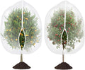 Large Garden Mesh Netting with Zipper and Drawstring,Plants Cover Protection from Anti Birds,Bugs,Cicadas,and Insects-Pest Barrier Bag for Blueberry Bushes,Tomatoes,Citrus,Fruit Tree
