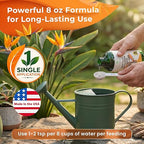 Professional Bird of Paradise Fertilizer Liquid 3-1-2 Concentrate 8 oz, Premium Plant Food for Indoor Bird of Paradise Plants, Liquid Fertilizer for Houseplants, Made in USA