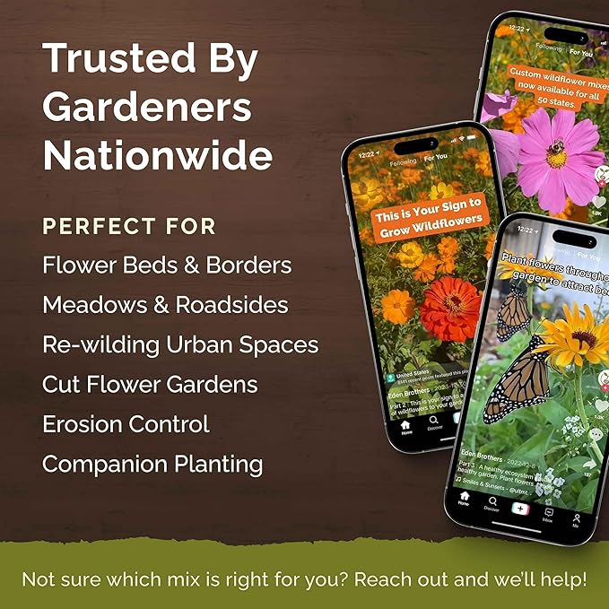 Eden Brothers Cut-Flower Wildflower Seed Mix