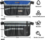 IRONLAND Bucket Tool Organizer Fit 3.5-5 Gallon Bucket, 51 Pockets, Bucket Tool Caddy Organization for Garden, Construction, Carpenter, Electrician, Builder Blue & Black