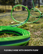 RAINPOINT Garden Hose 25FT, Up to 60% Lighter Non-Expanding Water Hose with TPE Inner Tube, Lightweight & Flexible Anti-Kink Hose, 800D Oxford Fabric, Weather-Resistant, 450PSI Burst, 3/4" Fittings