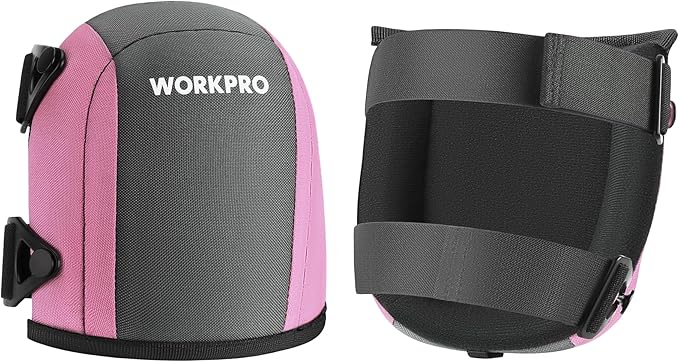 WORKPRO Garden Knee Pads For Unisex-Adult, Flooring Kneepads with Foam Padding, Comfortable Kneeling Cushion for Gardening, House Cleaning, Construction Work