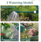 2 Gallon Watering Can, Garden Watering Can Outdoor, Plant Water Can with Removable Long Spout and Stainless Steel Sprinkler Head, Large Plastic Outdoor Watering Cans for Gardening Flower Plants
