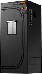 Spider Farmer 2.3x2.3 Grow Tent 2025 New, 28"x28"x63", with Hook for Controller and Power Strip, View Window, 1680D Thicken Mylar Canvas for Indoor Hydroponic Growing for SF1000, SE1500, G1500