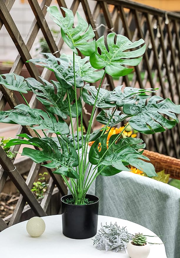 Toopify Fake Plants Large, Artificial Floor Plants Tall for Home Office Living Room Decor Indoor