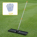 Lawn Leveling Rake 36x10 Inch, 6FT Heavy-Duty Carbon Steel Lawn Leveler – Yard Leveling Rake for Soil, Sand, Grass, Perfect for Lawn Repair, Pit Filling & Garden Maintenance