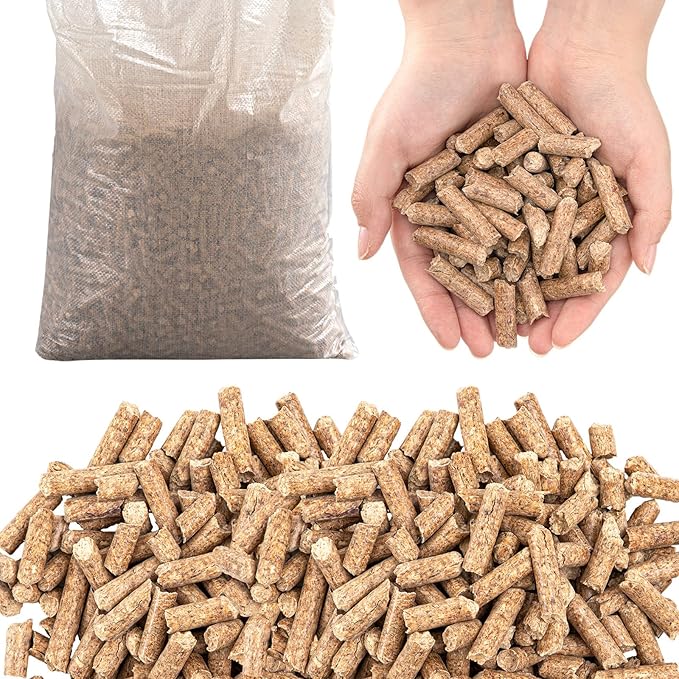 9 Kg/ 20 Lbs Barley Straw Pellets Natural Pond Water Clarifier for Cloudy Ponds Clean Water Gardens Fountains, Safe for Fish, Plant, Pet Safe
