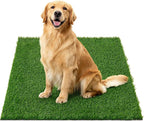 Artificial Turf Grass Outdoor: Grass Pad for Dogs Indoor Potty Training, Replacement Turf Rug for Patio Balcony Lawn Apartment Decoration, Easy to Clean with Drainage Holes(43x27.5 inch)