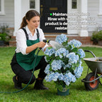 Faux Hydrangea Tree 30" Tall (2 Pack), Artificial Hydrangea Plant in Pot with Blue Flowers, Realistic Hydrangea Tree for Indoor Outdoor Porch, Patio, Home Decor