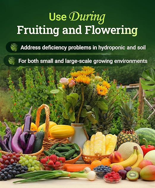 FoxFarm Bush Doctor Cal Mag for Plants - OMRI Listed for Organic Gardening - 1-0-0, 3% Calcium, 0.9% Magnesium - 1 Gallon