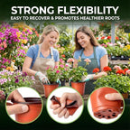 100 Pack 4 Inch Plastic Nursery Pots, Seed Starter Pots with Drainage Holes, Small Plant Containers for Seedlings, Seed Starting Flower Pots with 100 Plant Labels
