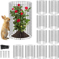 10 Pack Plant Protector from Animals, Wire Mesh Plant Cages for Garden – Sturdy Metal Plant Protectors to Keep Rabbits, Squirrels, and Animals Out – Ideal for Vegetables, Flowers, and Outdoor Plants