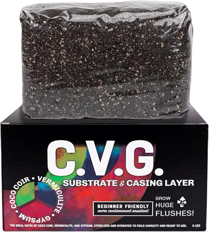 Beginner North Spore 'Boomr Bin' Monotub + CVG Mushroom Grow Kit | Complete Dung-Loving Mushroom Grow Kit - Just Add Spores | Featuring Boomr Bin Monotub