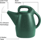Chapin 48009 Watering Can, 2 Gallon, Indoor and Outdoor Plants, Lawn, Garden, Removable Nozzle, Drip-Free Sprinkler Head, Recycled Plastic, Green