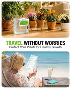 RAINPOINT WiFi Automatic Plant Waterer Indoor, Smart APP Control Drip Irrigation System for Houseplants, Anti-Siphon Vacation Watering Device with 2400mAh Rechargeable Battery (Up to 15 Pots)