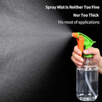 Cleaning Spray Bottles for Plants Misters Inside, 2 Pack 16.9 oz Squirt, Water Spray Bottle Mist Sprayer, No Leak Hair Mister Empty Adjustable Nozzle (Transparent Orange)