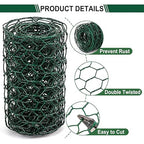 Floral Wire Netting, 4 x 118 Inch Mesh Netting with Plier, Protect Plant & Decorate Flower Arch, DIY Craft