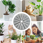 Plant Covers from Animals, 30x2cm Protective Cuttable - Cuttable Plant Protector from Cats Indoor | for Outdoor Home Apartment Dorm Yard Patio Porch Flower