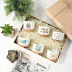 Sieral 12 Pcs Thank You Employee Appreciation Gift Succulent Pots Social Worker Gift Ceramic Plant Pot with Bamboo Tray Succulent Planter for Coworker Teacher, Plants Excluded (Social Worker)
