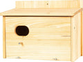 Wooden Bird Houses for Outside Birdhouses Nest Bluebird House for Cardinals Finch Wren Swallow for Garden Viewing 1C