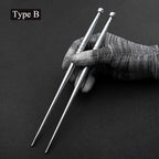 Bonsai tools 200 / 240 Mm Straight Bonsai Root Hook Made By Aviation Aluminum Alloy (Type B (240Mm))