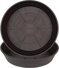 LWALRS Plant Saucer 14 Inch 2 Pack 6 8 10 12 14 16 18 20 25, Plastic Plant Trays for Pots，Extra-Deep Plant Water Dray Tray, Bird Bath Bowl, Heavy Flower Plant Saucers Indoors and Outdoor No Holes
