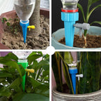 22pcs Plant Self Watering Insert Spikes Device Indoor,Automatic Water Control System with Slow Release Valve,Adjustable Water Volume Drip Irrigation Control System,Enjoy Your Vacation