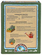 Down To Earth All Natural Fertilizers Organic Bat Guano - High Nitrogen Plant Food for Vegetative Growth 7-3-1, 2 lb