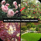 Premium German-Made Pruning Shears – Ergonomic, Heavy-Duty Hand Pruners Designed for Precision Cutting of Plants; Ideal for Gardeners and Individuals with Arthritis or Reduced Hand Strength