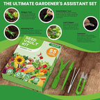 55 Vegetable Seeds Variety Pack - 39,000+ Heirloom Seeds for Planting Vegetables and Fruits, Outdoor Garden Seeds for Planting Gift for Mother, Women, Mom, Friend