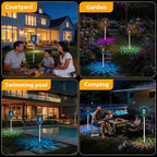 Rossetta Solar Bug Zapper Outdoor, Mosquito Zapper with Flame Lamp & Projector Light, 4200V Electric Fly Zapper Waterproof Rechargeable Mosquito Killer, Cordless Fly Trap for Patio, Backyard, Garden