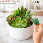 Succulents Plants Artificial 14 Pcs Realistic Premium Fake Succulents Faux for Indoor Outdoor UV Resistant DIY Home Office Decor