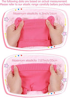 Geyoga 12 Pieces Newborn Hat Mittens Gloves Set Baby Boys Girls Cotton Baby Beanie for 0-12 Months