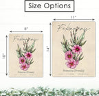DREAM BIG PRINTABLES February Birth Flower Art Print - 8x10 (Unframed) | Capturing the Splendor of the February Birth Flower | Decor Accent for Birthdays and Special Occasions