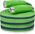 RAINPOINT Garden Hose 75FT, Up to 60% Lighter Non-Expanding Water Hose with TPE Inner Tube, Lightweight & Flexible Anti-Kink Hose, 800D Oxford Fabric, Weather-Resistant, 450PSI Burst, 3/4" Fittings